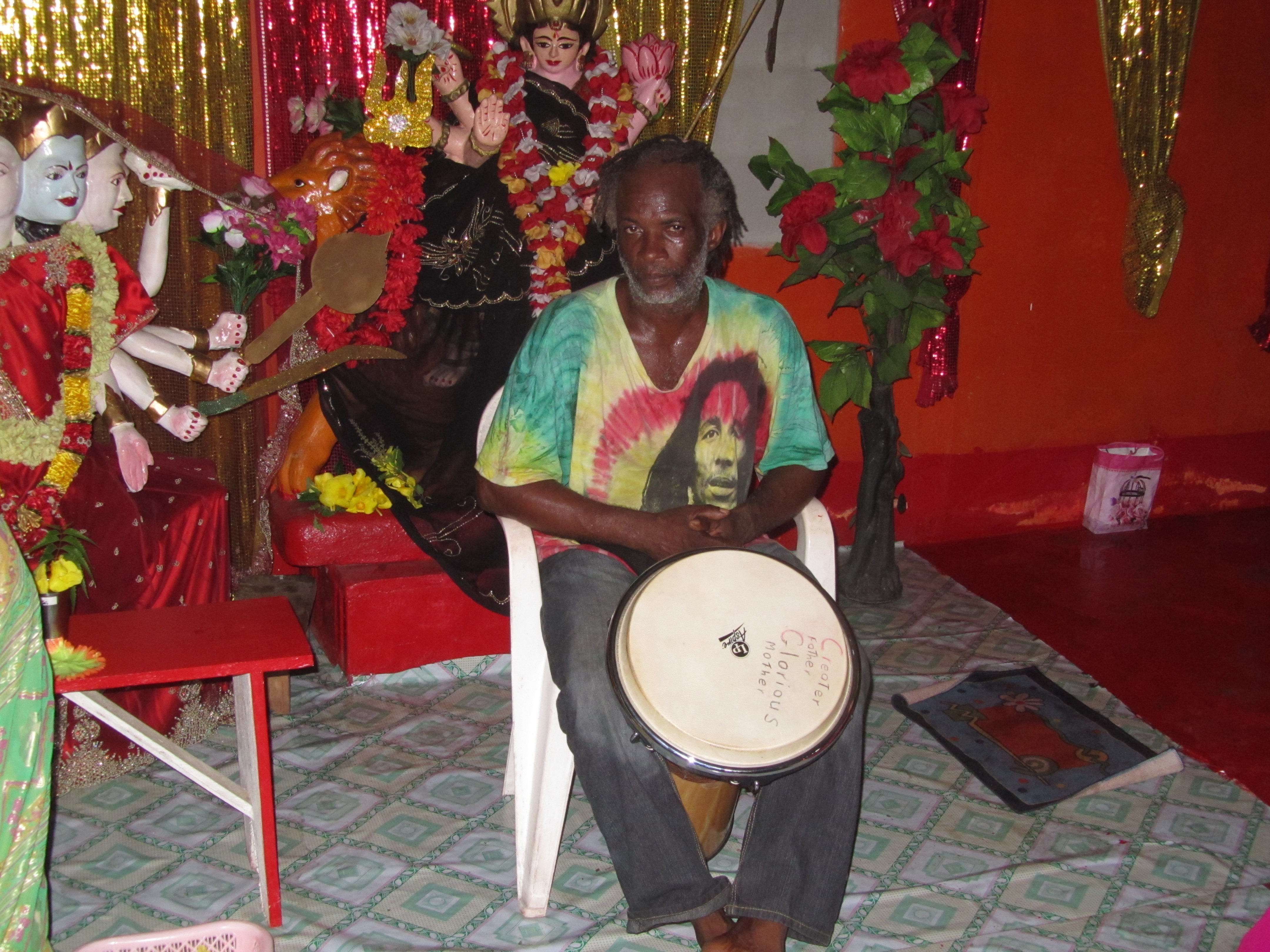 African Drums in the House of Mother Lakshmi